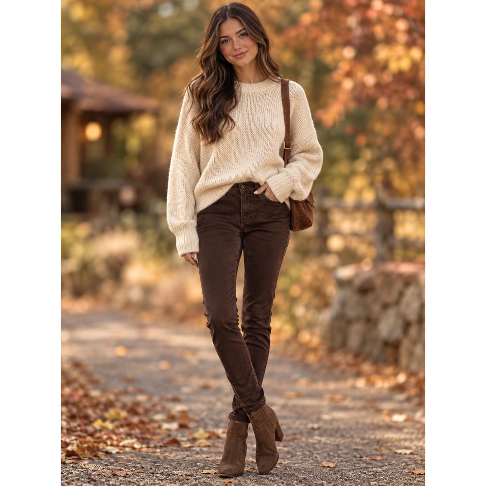 AG Adriano Goldschmied The Legging Super Skinny Brown Pants Made in USA